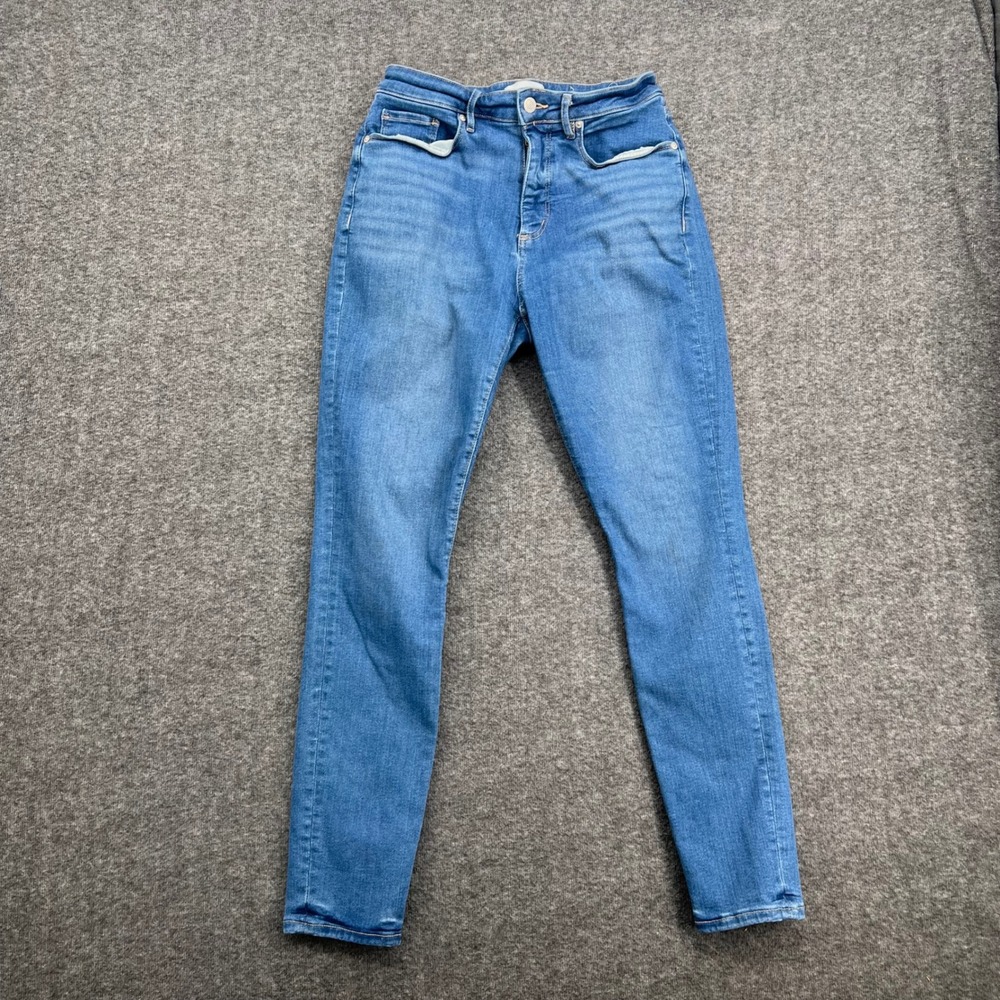 Loft Womens The Curvy Sculpt Jegging Skinny Jeans Medium Wash Blue Size 28 6